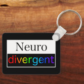 neurodivergent | Bewustzijn van neurodiversiteit Sleutelhanger (Voorkant)