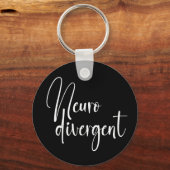 neurodivergent | Bewustzijn van neurodiversiteit Sleutelhanger (Voorkant)
