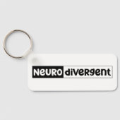 neurodivergent | Bewustzijn van neurodiversiteit Sleutelhanger (Achterkant)