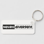 neurodivergent | Bewustzijn van neurodiversiteit Sleutelhanger (Voorkant)