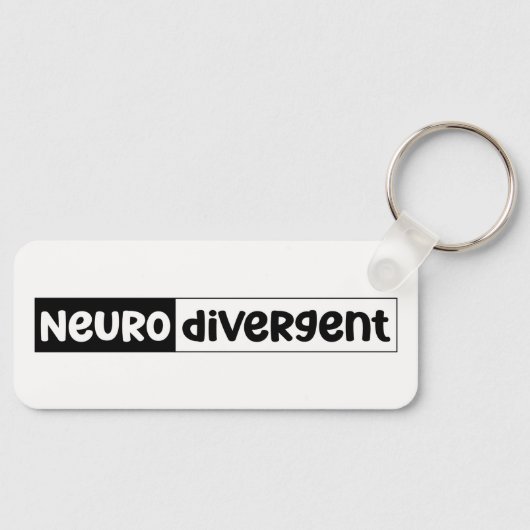 neurodivergent | Bewustzijn van neurodiversiteit Sleutelhanger (Voorkant)