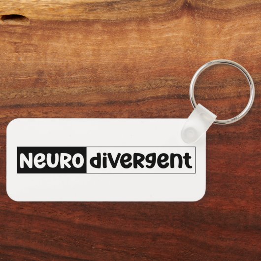 neurodivergent | Bewustzijn van neurodiversiteit Sleutelhanger (Voorkant)