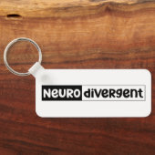 neurodivergent | Bewustzijn van neurodiversiteit Sleutelhanger (Achterkant)