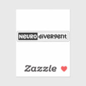 neurodivergent | Bewustzijn van neurodiversiteit Sticker (Vel)