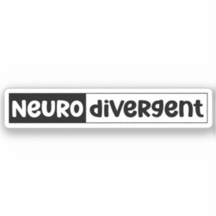 neurodivergent   Bewustzijn van neurodiversiteit Sticker