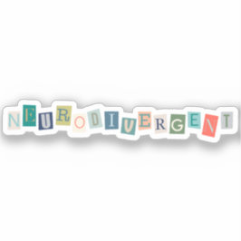neurodivergent | Bewustzijn van neurodiversiteit Sticker