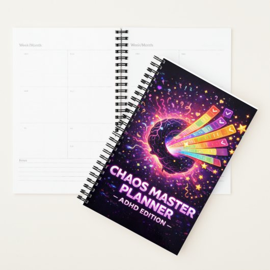 Neurodivergent Chaos Master - ADHD Edtion Planner (Display)