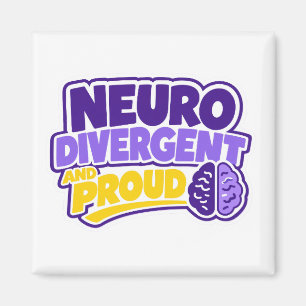 Neurodivergent en Trots Brein Magneet