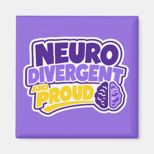 Neurodivergent en Trots Brein Magneet