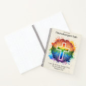 Neurodivergent Geloof - Regenboog Hersenen Notitieboek (Binnen)