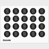 Neurodivergent Introvert Adhd Autism Forest Nature Ronde Sticker (Vel)