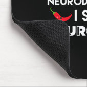 Neurodivergent Neurospicy ADHD Fun Neurodiversitei Muismat (Hoek)