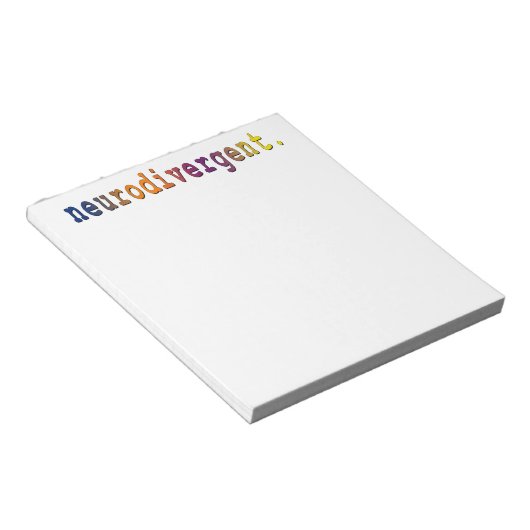 Neurodivergent notitieblok (Schuin)