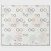 Neurodivergent Oneindigheidssymbool | Autisme ADHD Cadeaupapier (Vlak)
