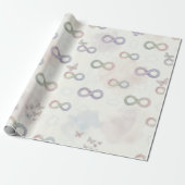 Neurodivergent Oneindigheidssymbool | Autisme ADHD Cadeaupapier (Uitgerold)