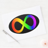 neurodivergent ovale sticker (Envelop)