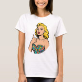 Neurodivergent Pop Art - Open Mind Marilyn Style T-shirt (Voorkant)