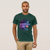NeuroDivergent Pride Space Brain Shirt (Voorkant volledig)