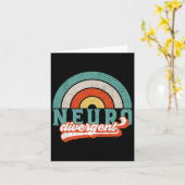 Neurodivergent Pride voor autisme Adhd en wees op Kaart (Gele Bloem)