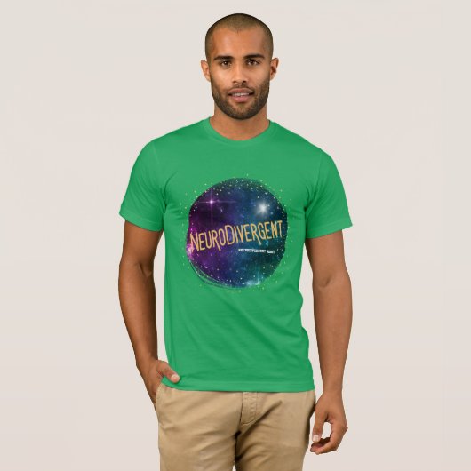 NeuroDivergent Ruimte Shirt (Voorkant volledig)