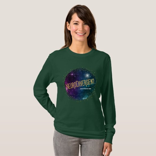 NeuroDivergent Ruimte T-shirt (Voorkant volledig)