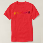 neurodivergent t-shirt (Design voorkant)