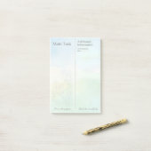 Neurodivergente ADHD-autisme takenlijst planner Post-it® Notes (Op bureau)