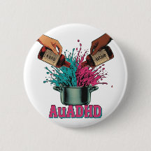 Neurodivergente Autisme ADHD Vintage Kunst Roze Te
