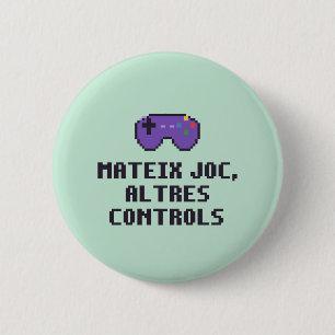 Neurodivergente Catalaanse knop voor hetzelfde spe Ronde Button 5,7 Cm