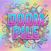 Neurodivergente Organisatietool Doom Pile Label (Voorkant)