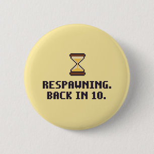 Neurodivergente Respawning-pauzeknop Ronde Button 5,7 Cm