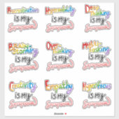 Neurodivergente superkrachten sticker (Vel)