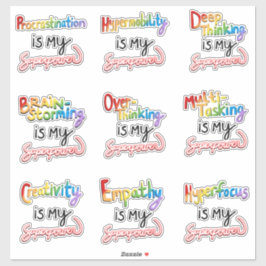 Neurodivergente superkrachten sticker