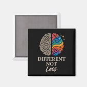 Neurodivergente trots Adhd Autisme Acceptatie Ande Magneet (Voorkant / Achterkant)
