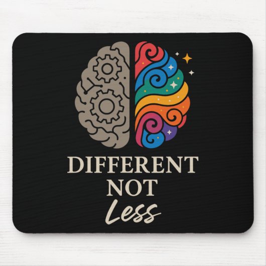 Neurodivergente trots Adhd Autisme Acceptatie Ande Muismat (Voorkant)