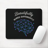 Neurodivergente trots Adhd Autisme Acceptatie Vers Muismat (Met muis)