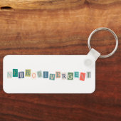 Neurodivergente typografie Neurodiversity Awarenes Sleutelhanger (Voorkant)