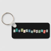 Neurodivergente typografie Neurodiversity Awarenes Sleutelhanger (Achterkant)