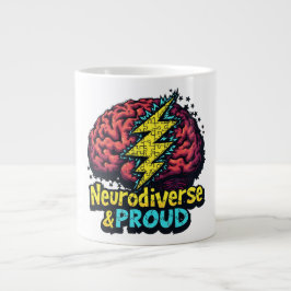 Neurodivers en trots grote koffiekop