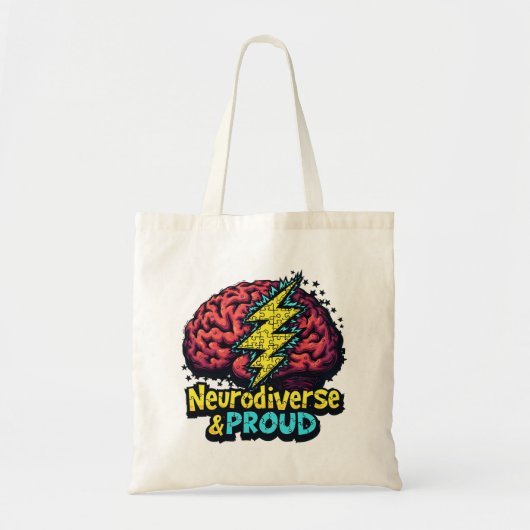 Neurodivers en trots tote bag (Voorkant)