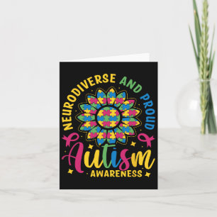 Neurodiverse en trots Autisme Bewustzijn Autistisc Kaart