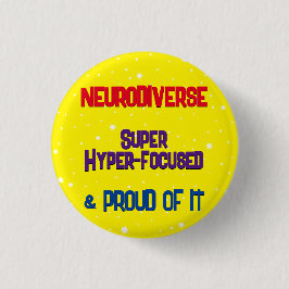 Neurodiverse, hypergerichte Button