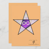 Neurodiverse Parol Sapin-Sapin Holiday Kaart (Voorkant / Achterkant)