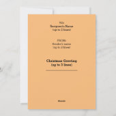 Neurodiverse Parol Sapin-Sapin Holiday Kaart (Achterkant)