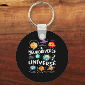 Neurodiverse Universe Iep Special Ed Paraprofessio Sleutelhanger (Voorkant)