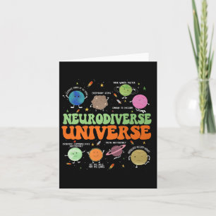 Neurodiverse Universum Autisme Bewustzijn Special Kaart