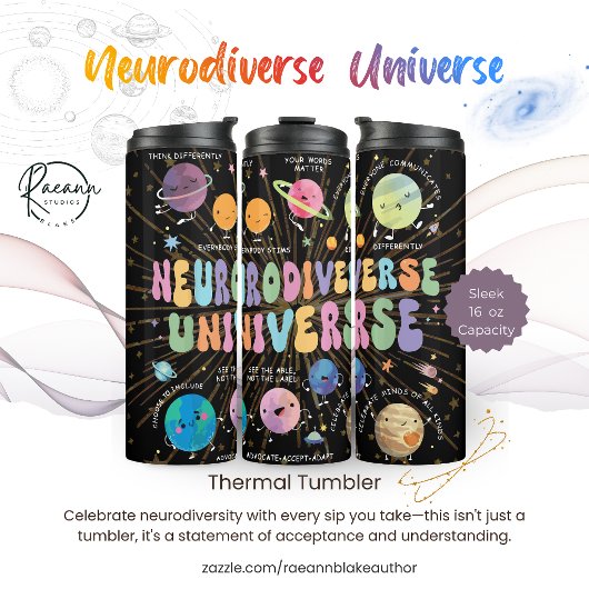 Neurodiverse Universum Awareness Thermokop Thermosbeker