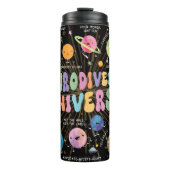 Neurodiverse Universum Awareness Thermokop Thermosbeker (Voorkant)