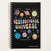 Neurodiverse Universum Bewustzijn Gepersonaliseerd Planner (Voorkant)