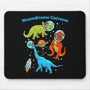 Neurodiverse Universum Dinosaurussen Ruimte ADHD A Muismat